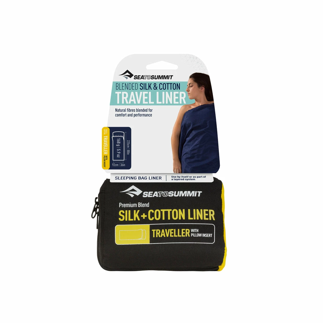 Buy ❤️ SEA TO SUMMIT Silk/Cotton Blend Trav Liner Sleep 😉 6 SEA TO SUMMIT Silk/Cotton Blend Trav Liner Sleep