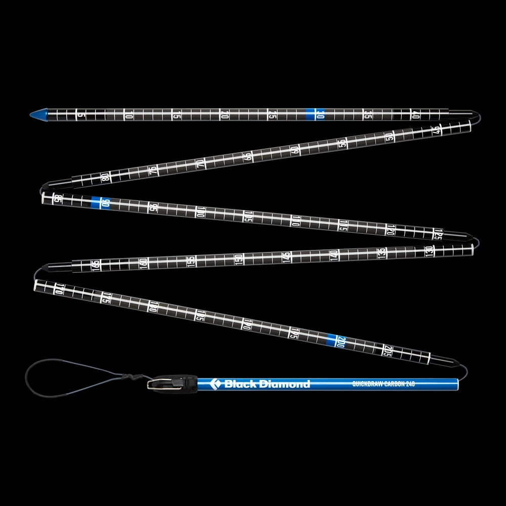 Best Pirce 💯 Black Diamond Quickdraw Carbon Probe 240cm Avalanche Safety 👍 3 Black Diamond Quickdraw Carbon Probe 240cm Avalanche Safety