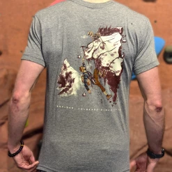 Men's Neptune Mountaineering Retro Climbing T-Shirt