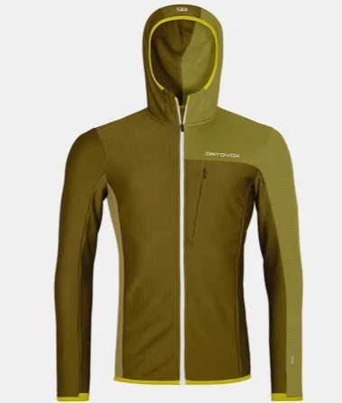 Brand new 🛒 Ortovox Fleece Light Grid Hooded Jkt Men's 🔔 3 Ortovox Fleece Light Grid Hooded Jkt Men's