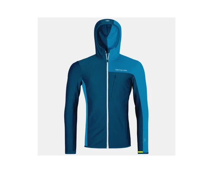 Brand new 🛒 Ortovox Fleece Light Grid Hooded Jkt Men's 🔔 5 Ortovox Fleece Light Grid Hooded Jkt Men's