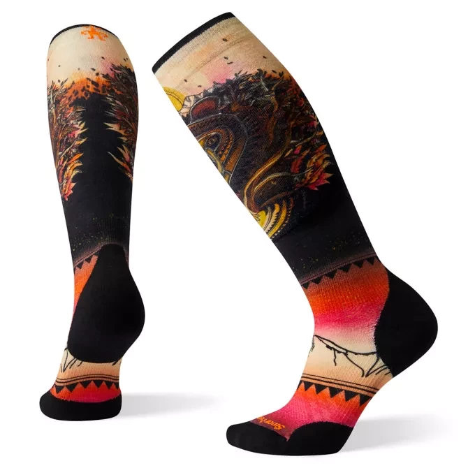Cheap ๐งจ Smartwool ๐ฉ Women's PhD Ski Light Elite Print ๐งฆ Socks ๐ 3 Smartwool Women's PhD Ski Light Elite Print Socks