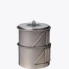 Kitchen Snow Peak Titanium Mini Solo Cookset