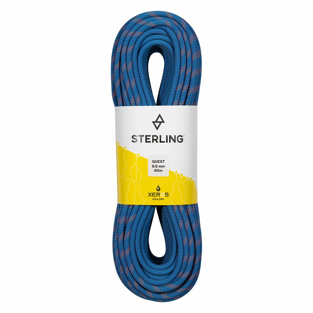 Outlet 😉 Ropes, Slings, Bags & Packs Sterling 9.6mm Quest XEROS Bicolor Dry Rope 🎉 3 Ropes, Slings, Bags & Packs Sterling 9.6mm Quest XEROS Bicolor Dry Rope