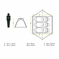 NEMO Aurora 3 Person Tent & Footprint Tents & Shelters